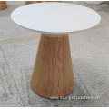 white round table top MDF center coffee table